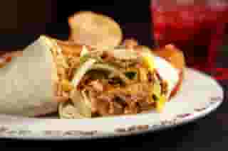smoked meat wrap