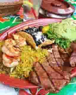 Carne Asada and Shrimp