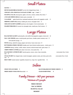 Take Out Menu