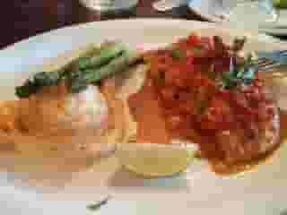 food on white plate