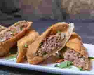 Prime Rib Egg Rolls