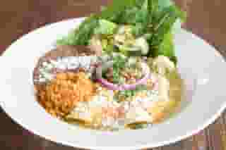 SOLID ROCK CHICKEN ENCHILADAS*