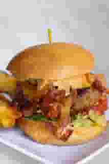 Maple Bacon Cheese Burger