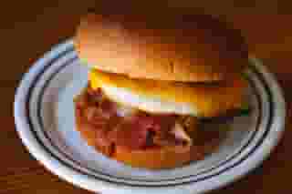 Bacon, Egg and Cheese on a Roll