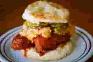 Pimento BBQ Chicken Biscuit