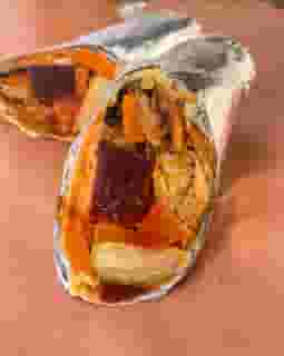 Roasted Vegetable & Grilled Chicken Wrap
