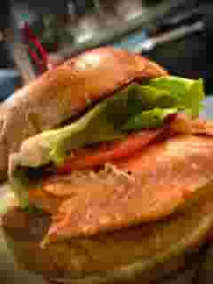 *Wild Alaskan Sockeye Salmon Sandwich