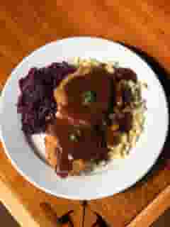 Jager Schnitzel with Spetzle
