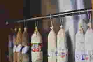 hanging meat