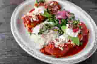 Tres enchiladas