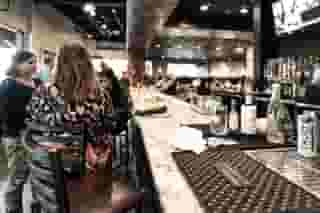 Guests and bar