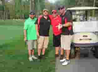 golfing