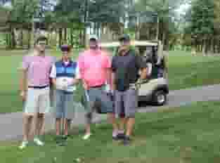 golfing