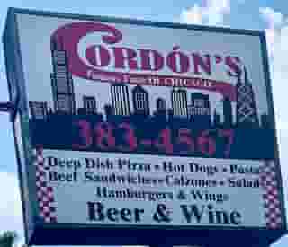 Cordons exterior sign