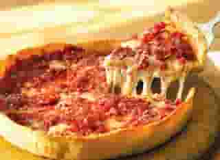 Deep dish pizza