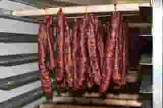 hanging sausage links