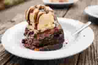 Chocolate Cake A La Mode