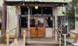 Old saloon style entrance