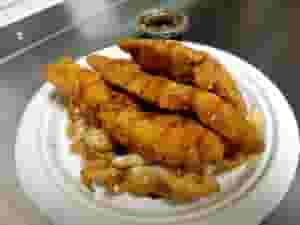 Chicken Finger Funnel Cake