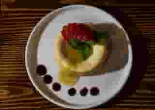 Maple Goat Cheese Cheesecake