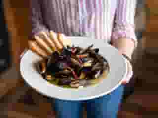 Steamed Mussels