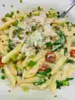 Crab and Shrimp Pasta