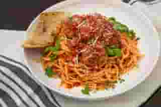 spaghetti and meatballs