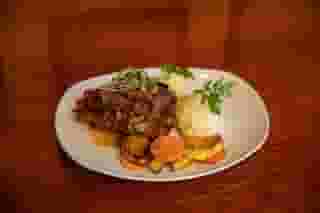 Braised Beef Short Ribs with a Wild Mushroom Sauce