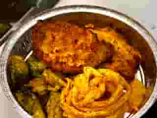 Maple and Mustard Crusted Pork Chops