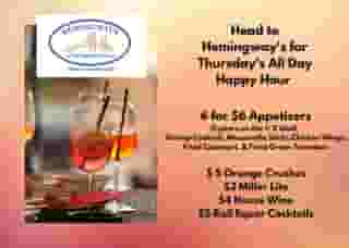 All Day Happy Hour on Thursday!
