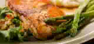 Mayhaw Glazed Salmon