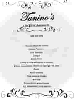 to Tanino's Tanino Ristorante Italiano Italian Restaurant