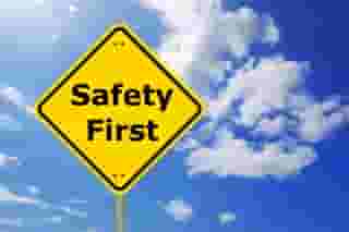 Safety First Sign