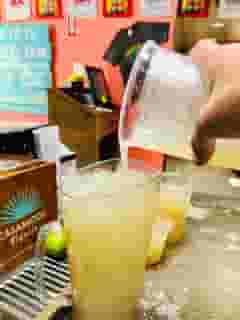 Pitcher of Coyote Margaritas