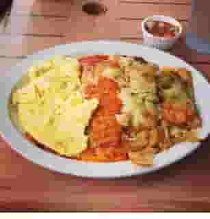 Enchilada and Eggs