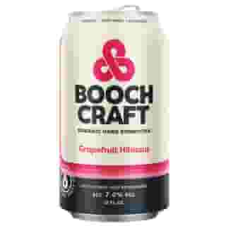 Boochcraft Grapefruit Hibiscus Heather (Hard Kambucha) 12oz. Can