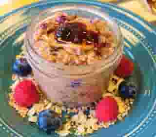 PB&J Overnight Oats