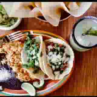 taco platter w/ drink