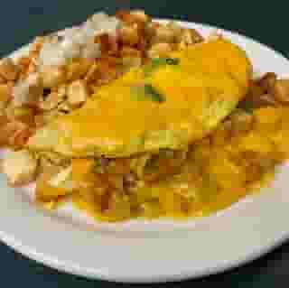 Au Gratin Potato Omelet