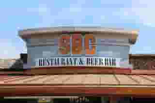 SBC Restaurant & Beer Bar exterior roof sign