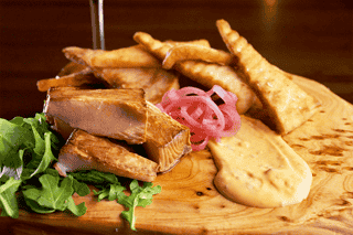 Bourbon Barrel Smoked Salmon