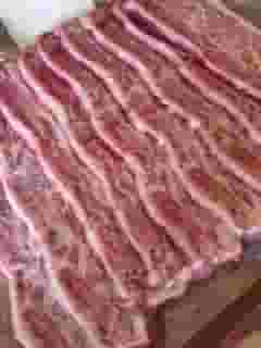 Beef flanken ribs