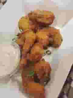 Cornmeal Crusted Prawns