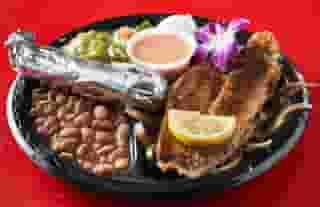 meat and beans
