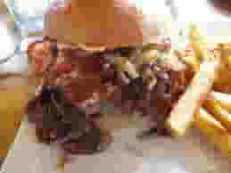 Memphis BBQ Pork Cheeseburger
