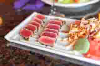 sesame encrusted ahi tuna