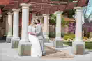 bride and groom venue exterior