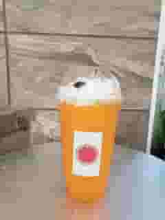 Orange Cream Sicle Italian Soda/ VVanilla Ice Cream 24 Oz