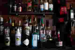 Liquor bottles