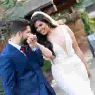 Couple at a wedding